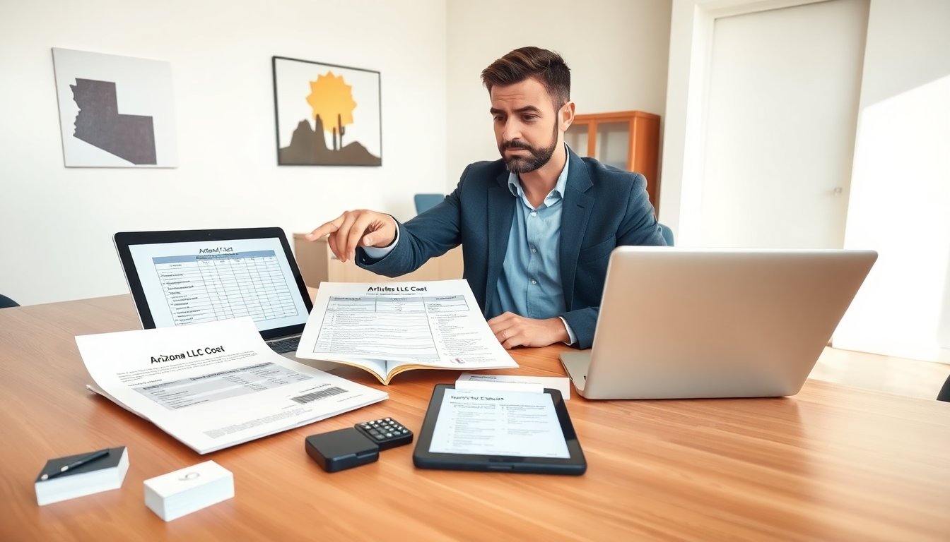 arizona llc cost