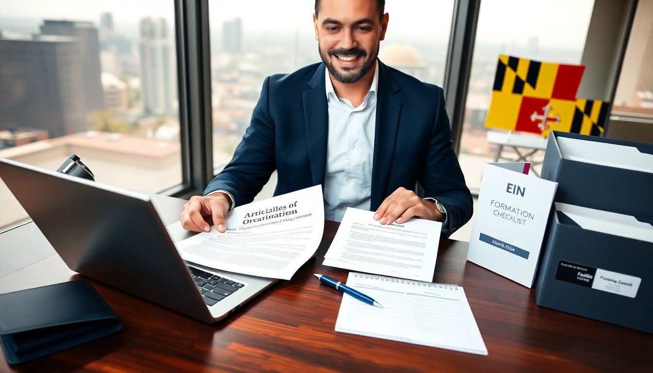 how to form an llc in maryland