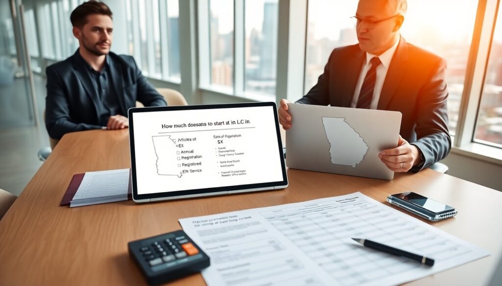 how much does it cost to start an llc in georgia