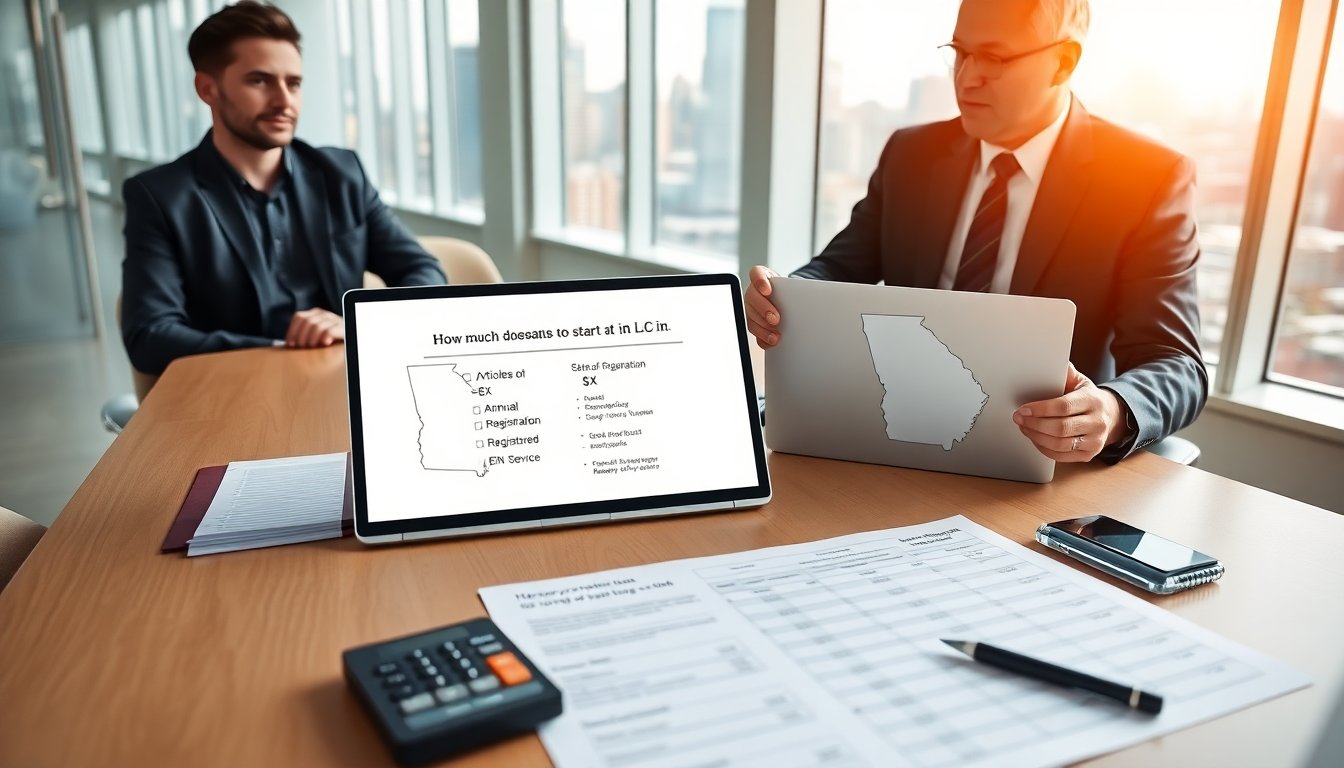 how much does it cost to start an llc in georgia